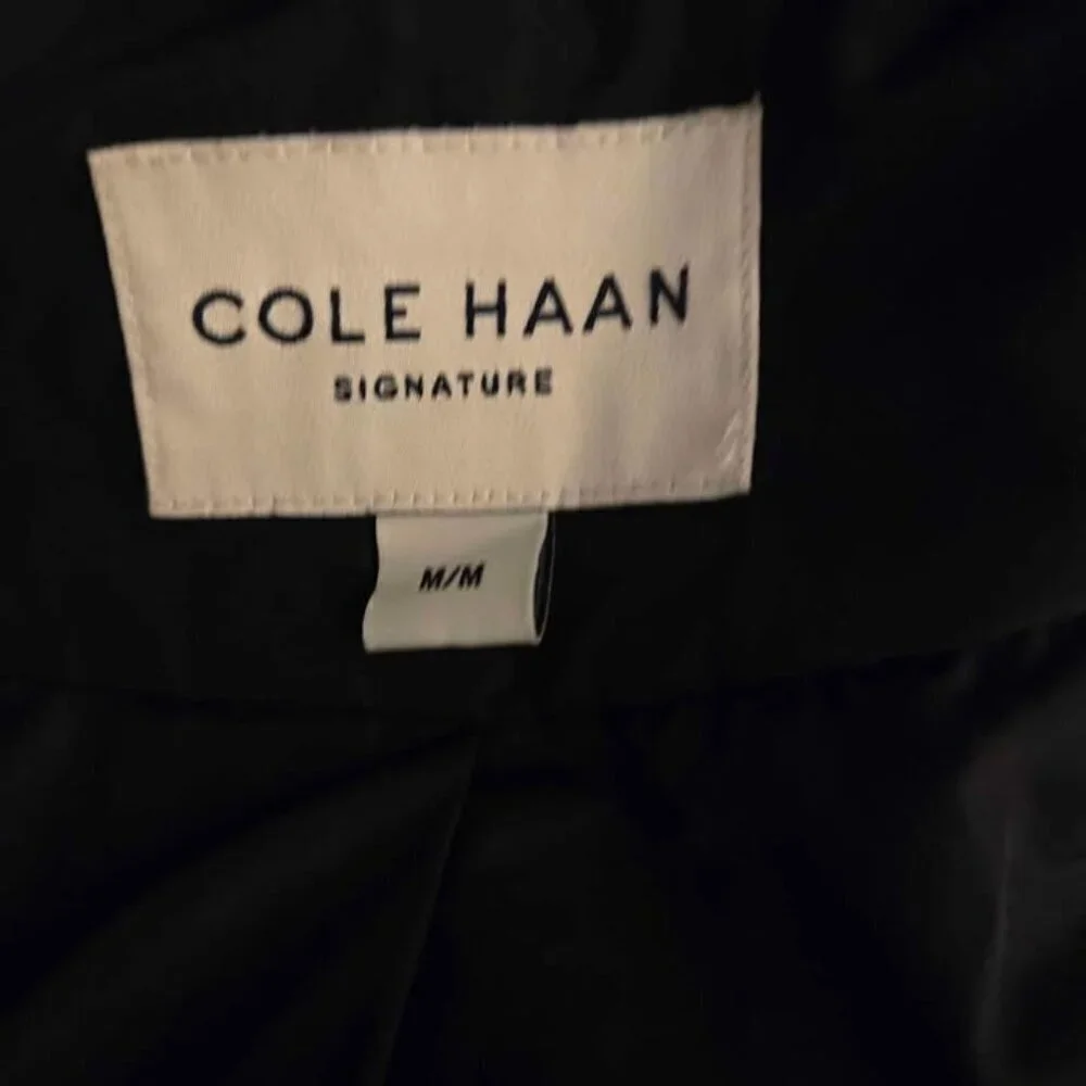 Cole Haan Signature Quilted Jacket Coat with Belt Size Medium